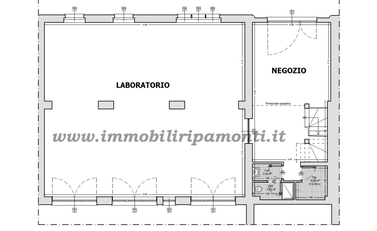 Affitto Laboratorio Commerciale/Industriale Lecco Via Rivolta 372723